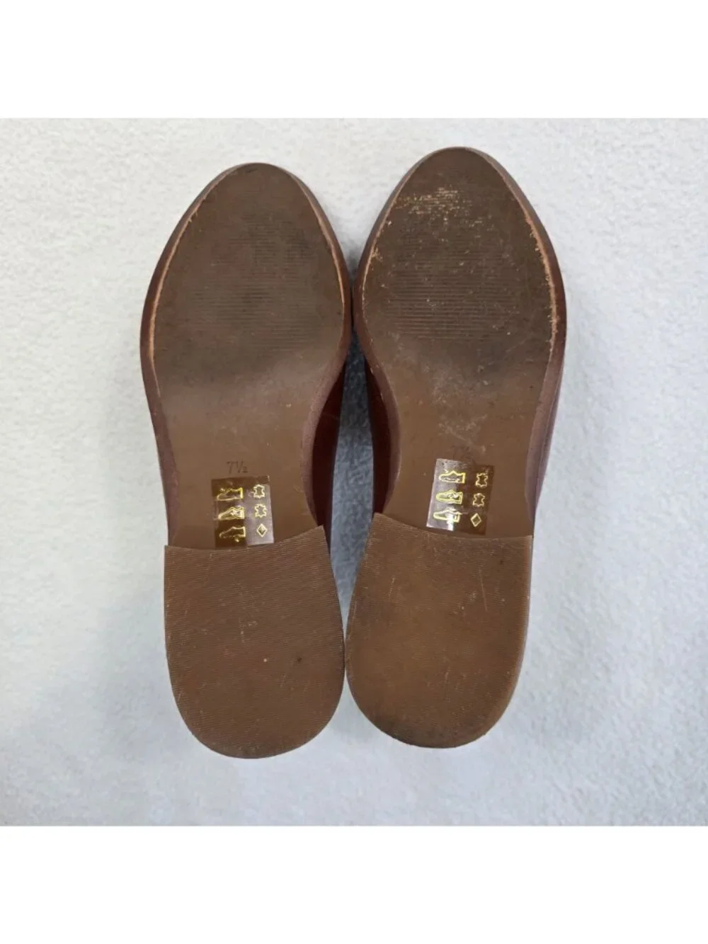 Madewell Frances Size 7.5 Slip-On Brown Leather Mule Loafer Flats Pointed Toe - Picture 8 of 8